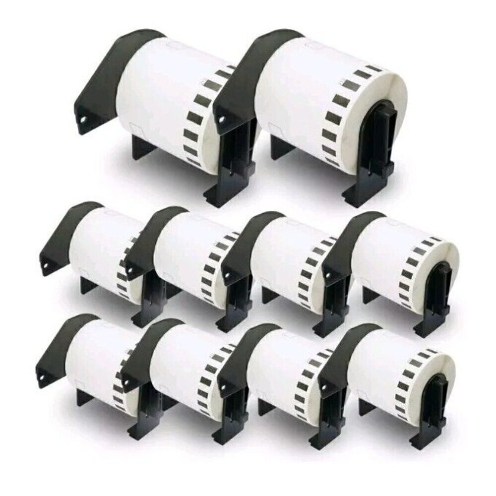 Betckey Premium Labels For Brother QL Label Printer  2212 2.4in X 50ft 10 Rolls